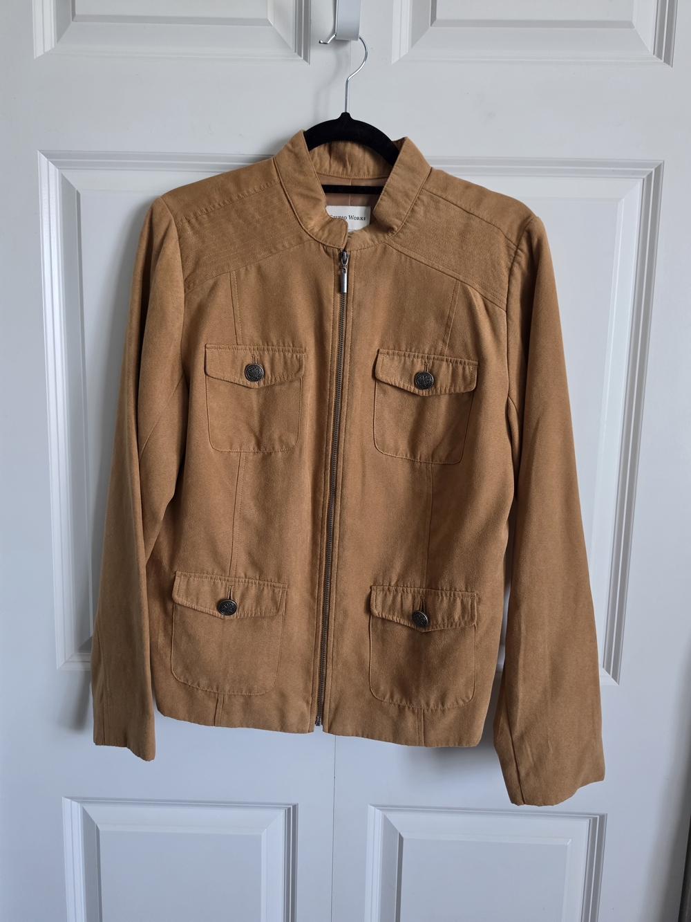 Studio Works Tan Zip-Up Field Jacket